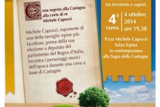 A Salza Irpina la “Cena segreta alla Castagna alla corte di re Michele Capozzi”