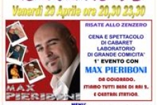 Cena e Spettacolo di Cabaret AL RISTORANTE LO ZENZERO