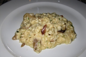 Il formaggio nel risotto