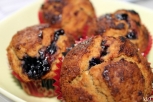 Vegan blueberry muffins