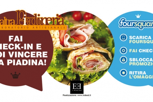 Fai check-in e vinci una piadina!