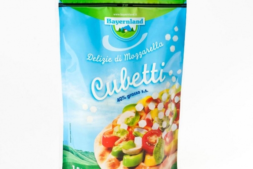 Bayernland lancia la nuova mozzarella a cubetti