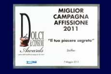 Stuffer conquista il premio &#039;Dolci &amp; Consumi Awards&#039; per la migliore campagna affissione